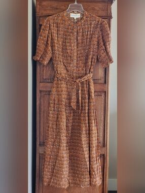 DAUGHTERS OF INDIA PRARIE DRESS IN AUTUMN LARGE NWT